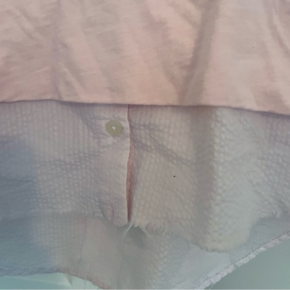 Tommy Hilfiger Long Sleeve Layered Collared Button Down Shirt Size M - Picture 6 of 10